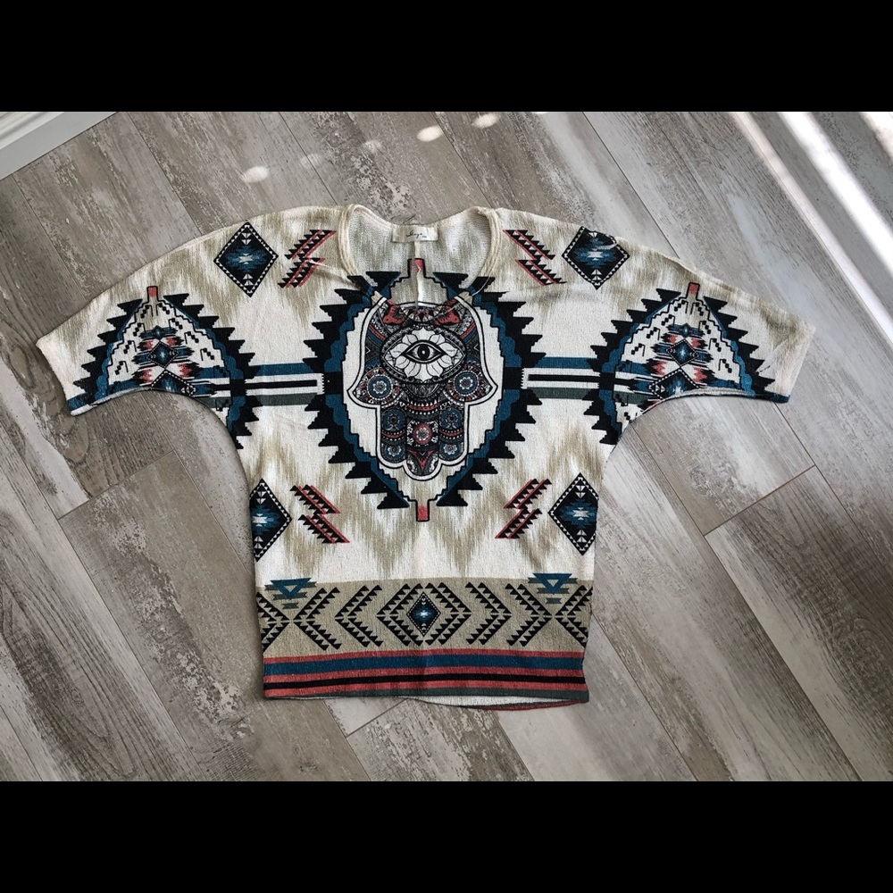 Hasma hand printed top